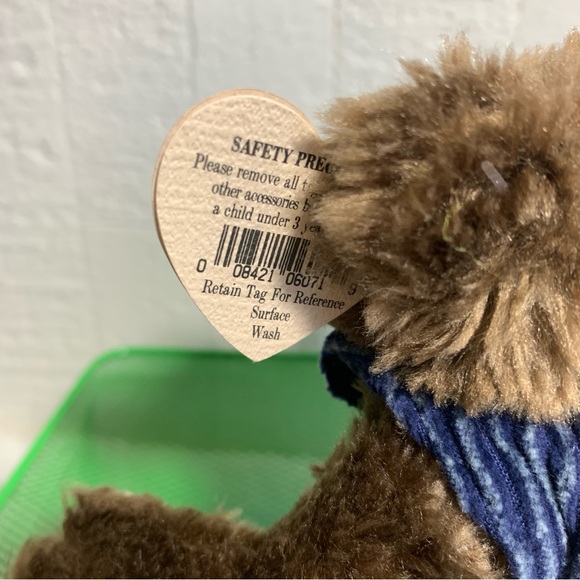 Vintage ❤️Ty Attic Treasures Collectibles Christopher🐻Teddy Bear💕🐾 - Picture 6 of 10